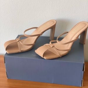 Tan unique Heels